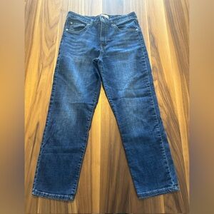Ella Moss High Waist Straight Jeans